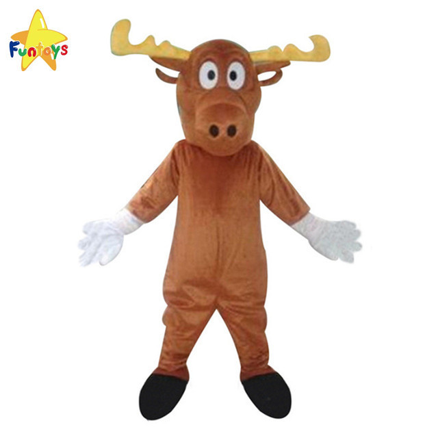 Funtoys Adults Christmas Moose Mascot Costume For Show