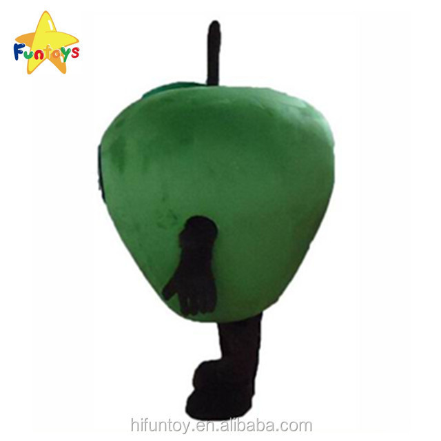 Funtoys CE Plush Walking Little Green Apple Mascot Costume