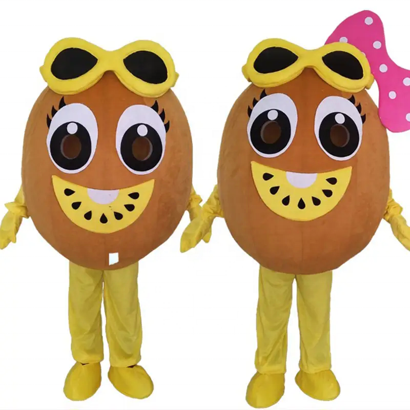 Funtoys Hot sale Custom fruit lemon mascot costume funny performance banana and corn mascot costumes cartoon cosplay mascot