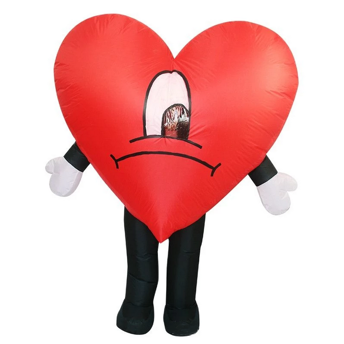 Funtoys Heart Inflatable Valentine's Day Surprise Dress Cosplay Christmas Carnival Festival Adult Mascot Costume