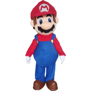 Funtoys MOQ 1 PIECE Luigi's brother super mario mascot costume cartoon character mascot costume for adults