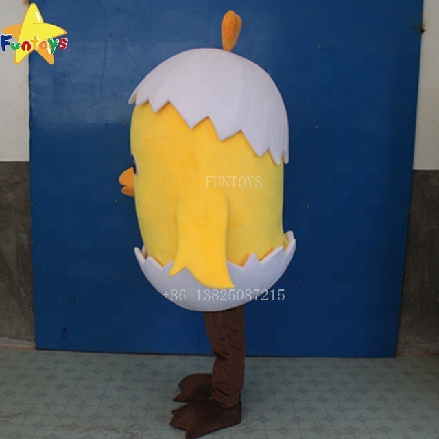 Funtoys Funny eggshell cartoon Easter Egg costom chicken mascot costumes for men