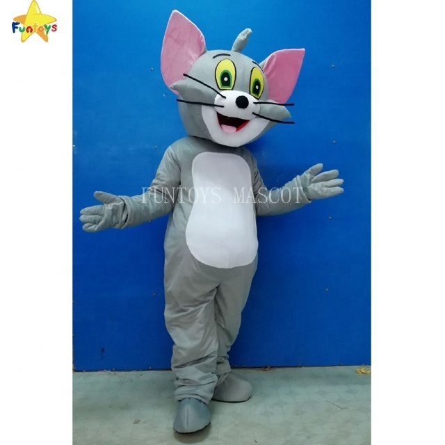 Funtoys CE Cartoon Adult Tom And Jerry Mascot Costume Movie Mouse Cat Costume