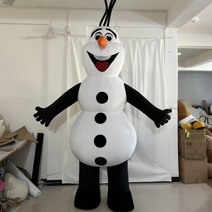 Funtoys Outdoors 2.6 meter Christmas parade inflatable snowman costume olaf mascot costume for adult