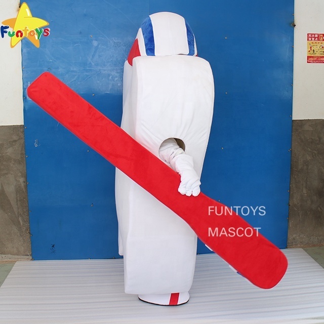 Funtoys CE Adult Tooth Mascot Costume With Toothbrush For Festival Advertising