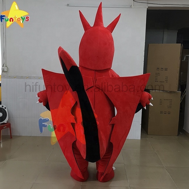 Funtoys Plush Dinosaur Dragon Carnival Party Mascot Costume Custom Character Anime Christmas Halloween Sonic Costumes For Adult