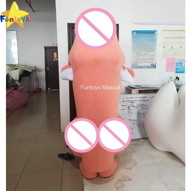 Funtoys plush adult penis mascot costume for sale