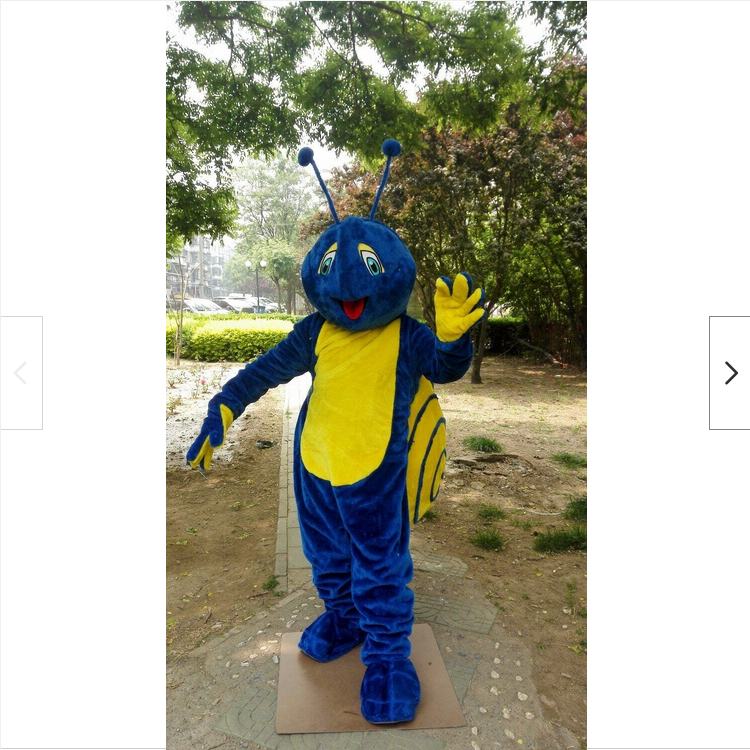 Funtoys Blue Snails Animal Cosplay props Mascot Costume for Halloween Holiday Celebration Party Carnival Party Game for Adult