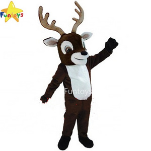 Funtoys Christmas Elk Deer Moose Mascot Animal Cosplay Costume For Adult