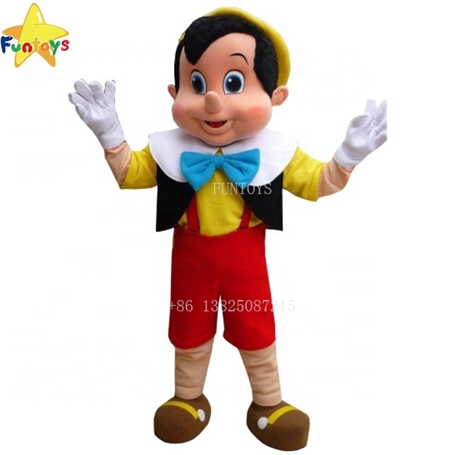 Funtoys Cosplay Costume Pinocchio Cartoon Mascot Costume Fancy Dress For Adult