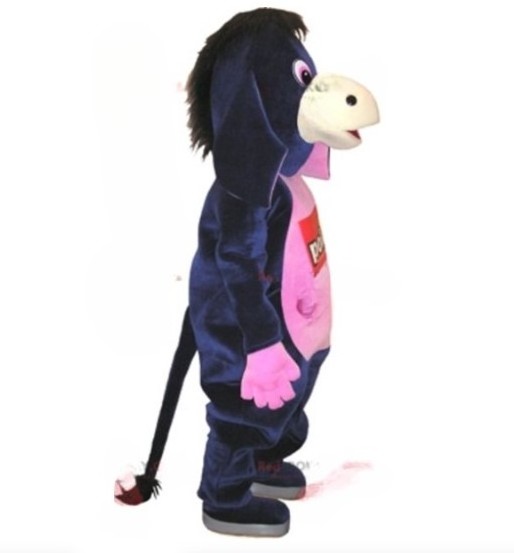 Funtoys Donkey Blue And Pink Adult Cartoon Animal Cosplay Animal Carnival Parade Activity Mascot Costume