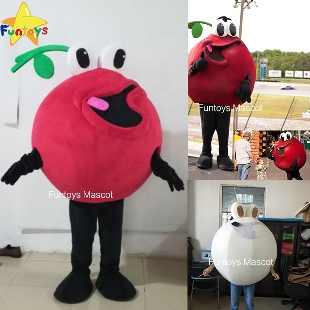 Funtoys OEM Customized mascot cartoon character animal fruit walking personalized mascot costume for brand adult halloween traje