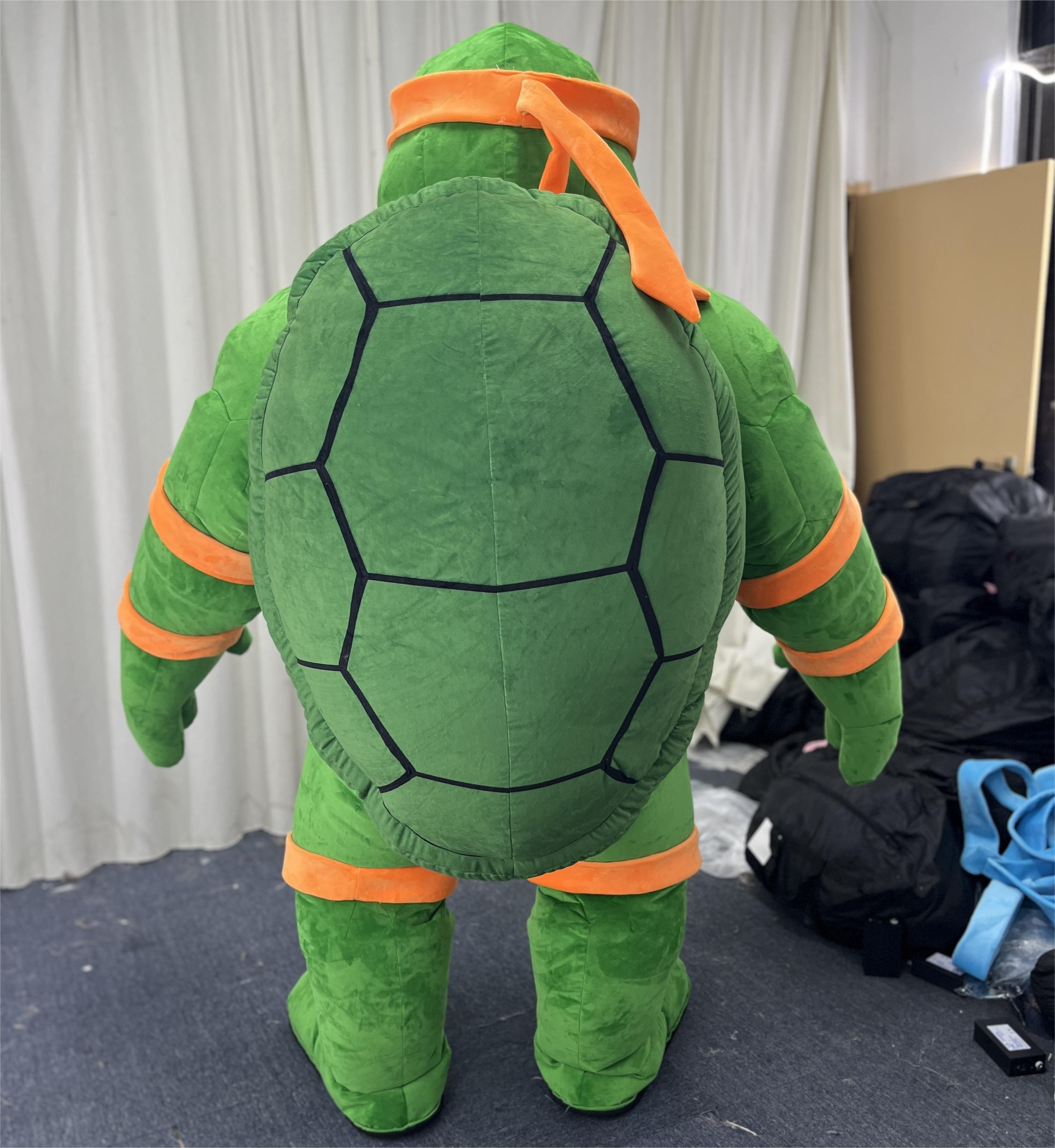 Funtoys MOQ 1 PIECE Customized Plush Inflatable Turtle Mascot Cartoon Character Mascot Ninja Turtle Inflatable Mascot Costume