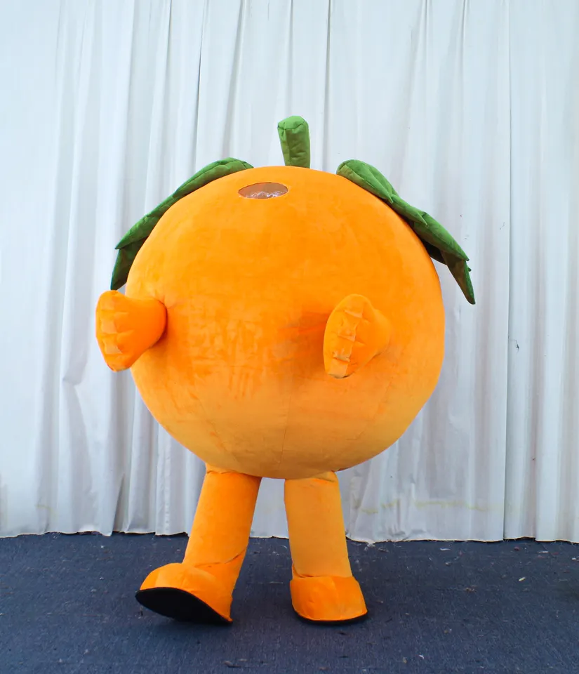 Funtoys inflatable tangerinr orange costume fruit Mascot Costume for adult cosplay cartoon mascot