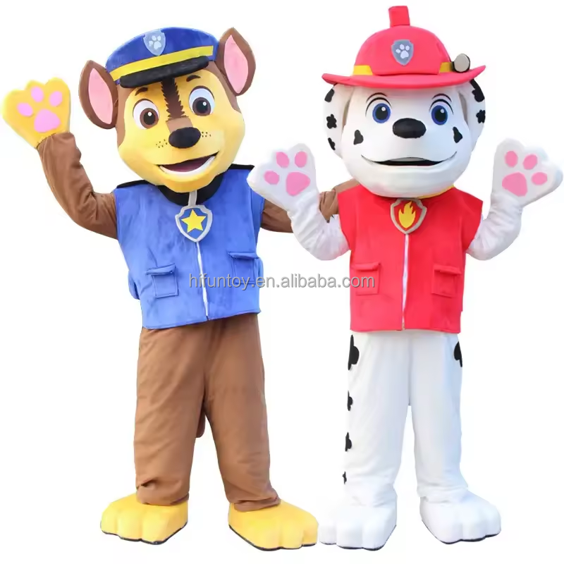 Funtoys Custom Dog Mascot Costume cartoon character mascot costumes plush mascot costumes for adults