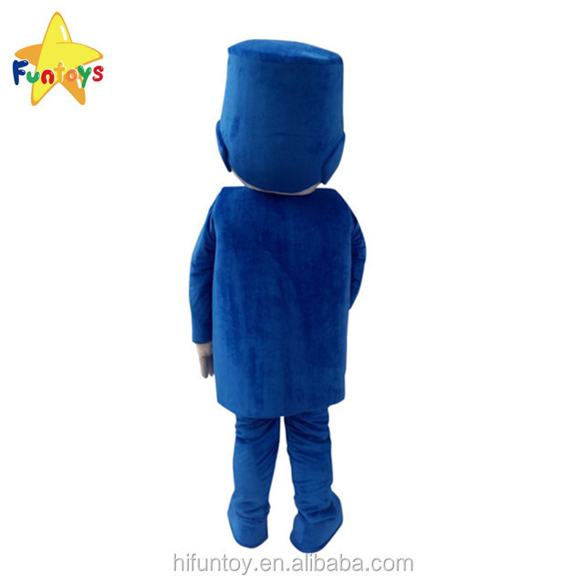 Funtoys CE Custom Made Plush Pocoyo Cartoon Mascot Costume