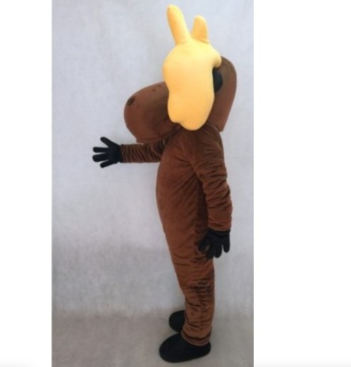 Funtoys Cute Moose Adult Cartoon Animal Cosplay Mascot Costume for Christmas Holiday Party Game Carnival Feast