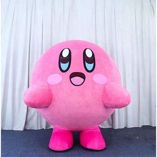 Funtoys Pink Ball Cartoon Cosplay Inflatable Mascot Costume For Adult Parent Lovely Clothing Perform Party Game