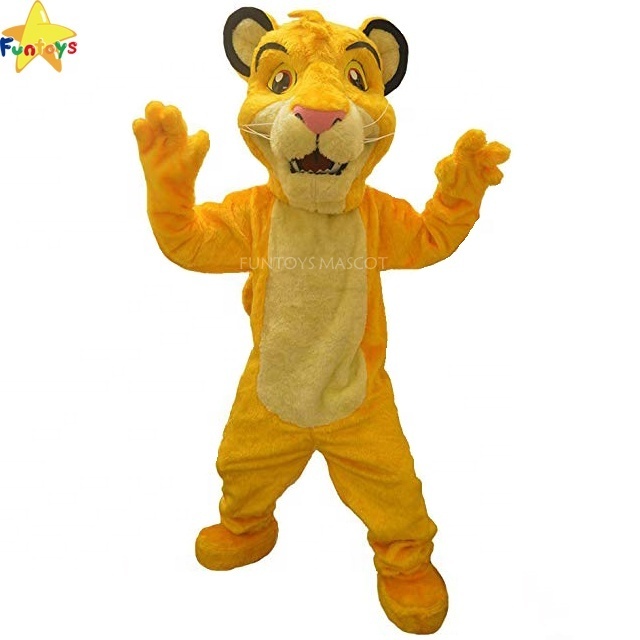 Funtoys CE customized lion king mascot simba costume for animal party