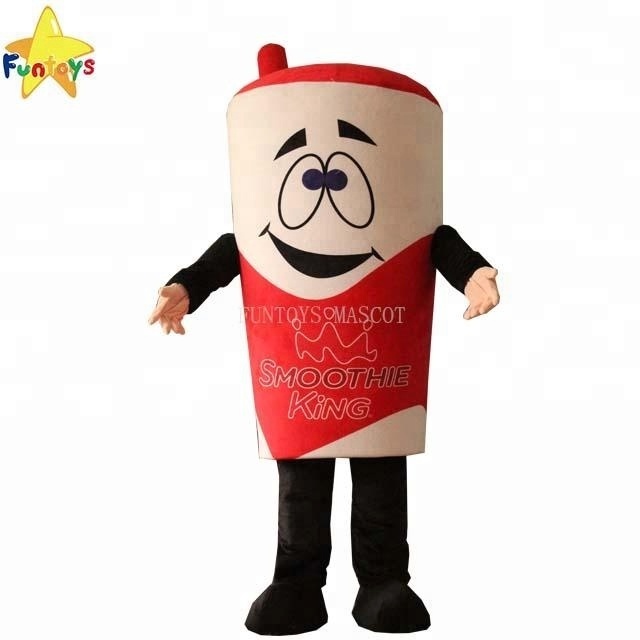 Funtoys CE Smoothie king cup cartoon mascot costumes