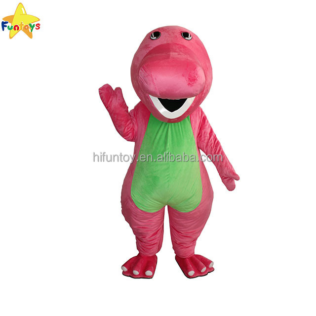 Funtoys funny barney dinosaur mascot costume