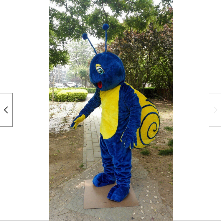 Funtoys Blue Snails Animal Cosplay props Mascot Costume for Halloween Holiday Celebration Party Carnival Party Game for Adult