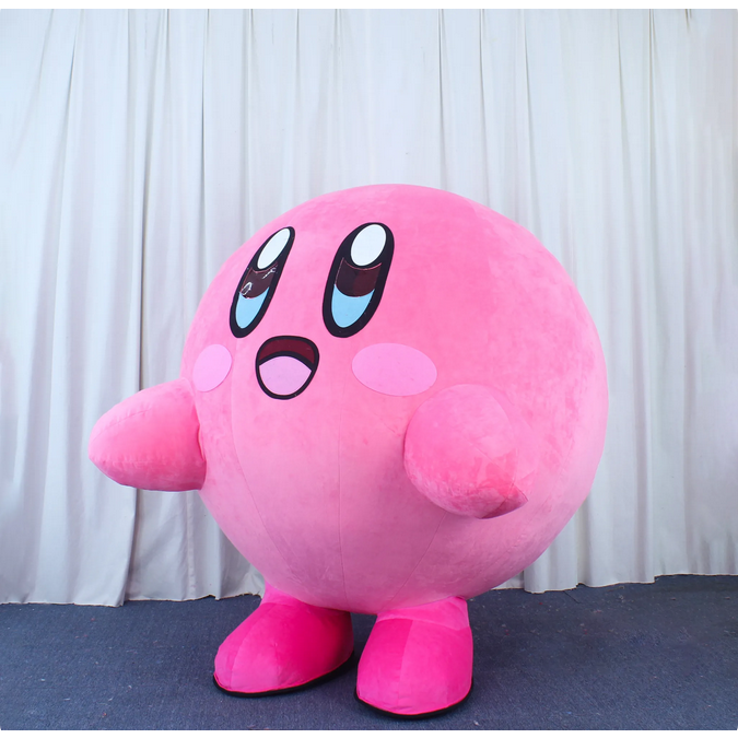 Funtoys Pink Ball Cartoon Cosplay Inflatable Mascot Costume For Adult Parent Lovely Clothing Perform Party Game