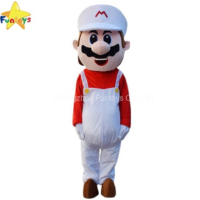 Funtoys CE Cosplay Super Mario Bros. Mascot Costume Cartoon For Adult Beautiful Dress Suit