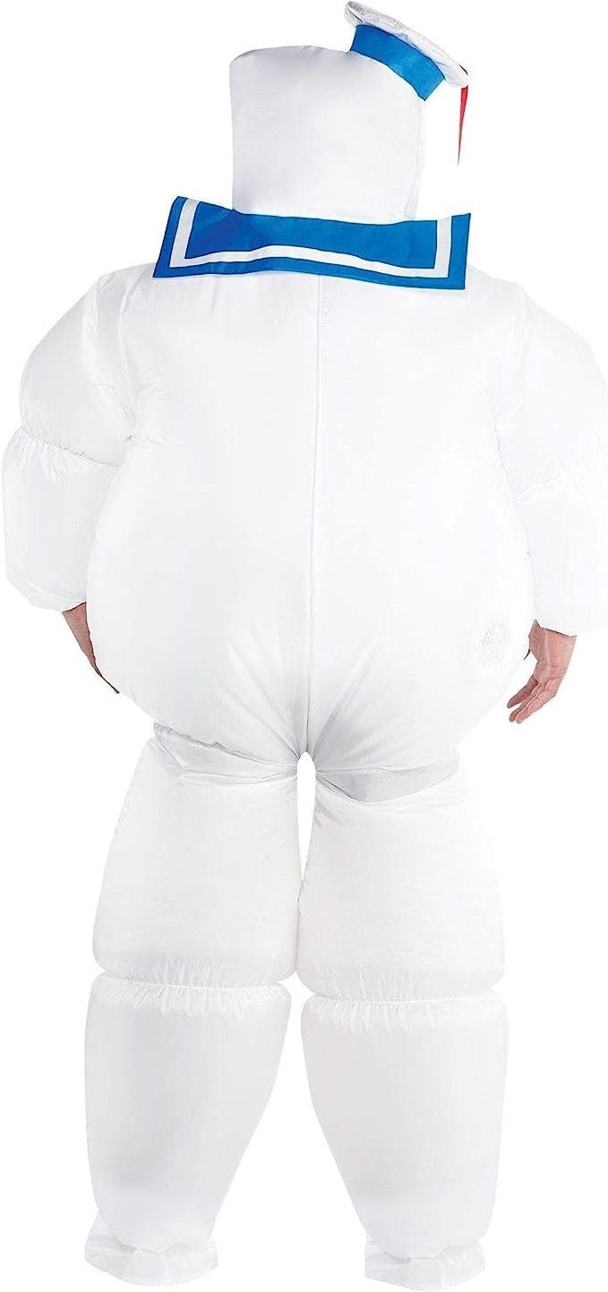 Funtoys Marshmallow Man Inflatable Jumpsuit Adult Size Mascot Costume for Halloween Christmas Advertising