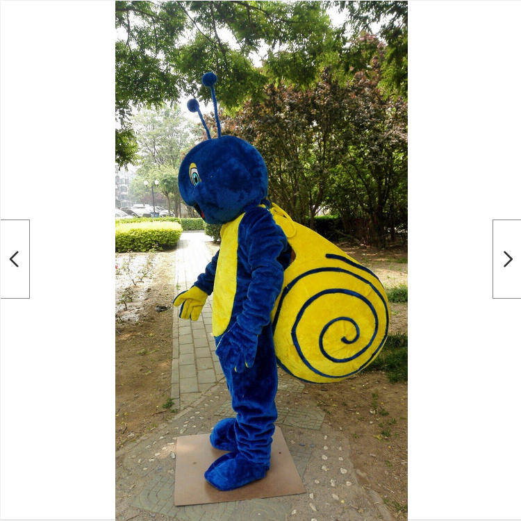 Funtoys Blue Snails Animal Cosplay props Mascot Costume for Halloween Holiday Celebration Party Carnival Party Game for Adult