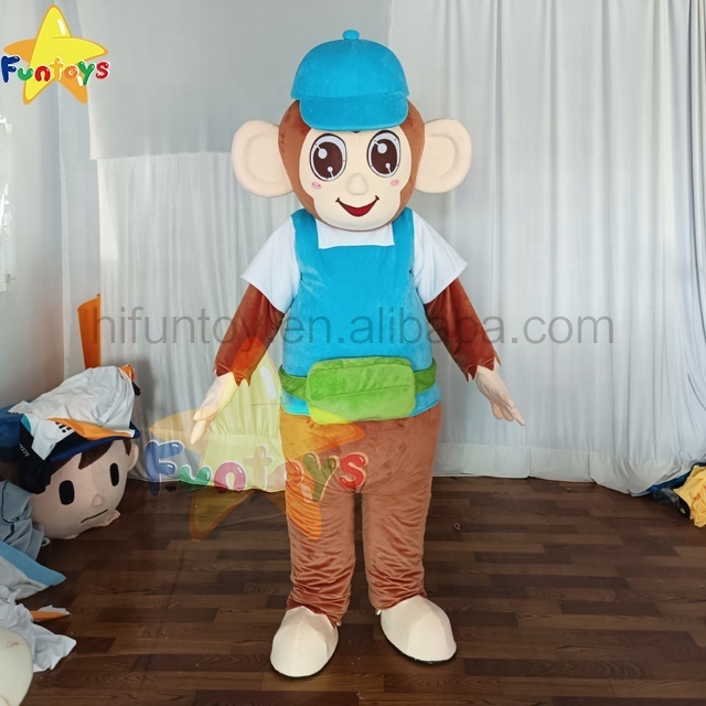 Funtoys Custom Character Monkey Mascot Costume Animal Halloween Carnival Customize Inflatable Cosplay Sonic Costumes For Adult