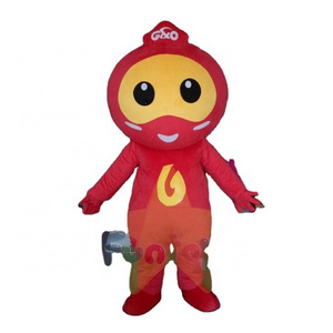 Funtoys Funny Red Doll Mascot Costume for Halloween Game Party Dress Character