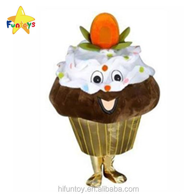 Funtoys Chocolate Cupcake Mascot Adult Costume