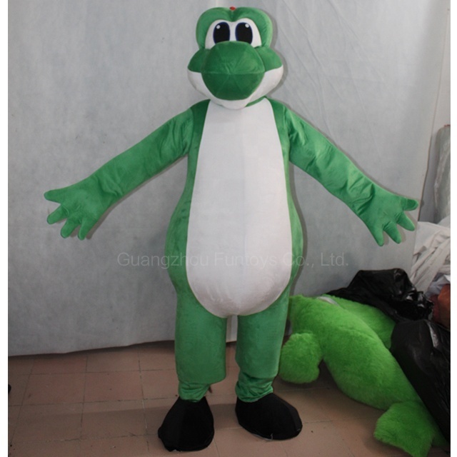 Funtoys CE Yoshi Dinosaur Mascot Costume For Adult Halloween Birthday Party Cartoon Apparel Cosplay