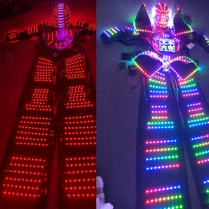 FUNTOYS Remote Control Full Color LED Party Robot Suit Costume Show Dress Clothe DJ Bar Performance costume