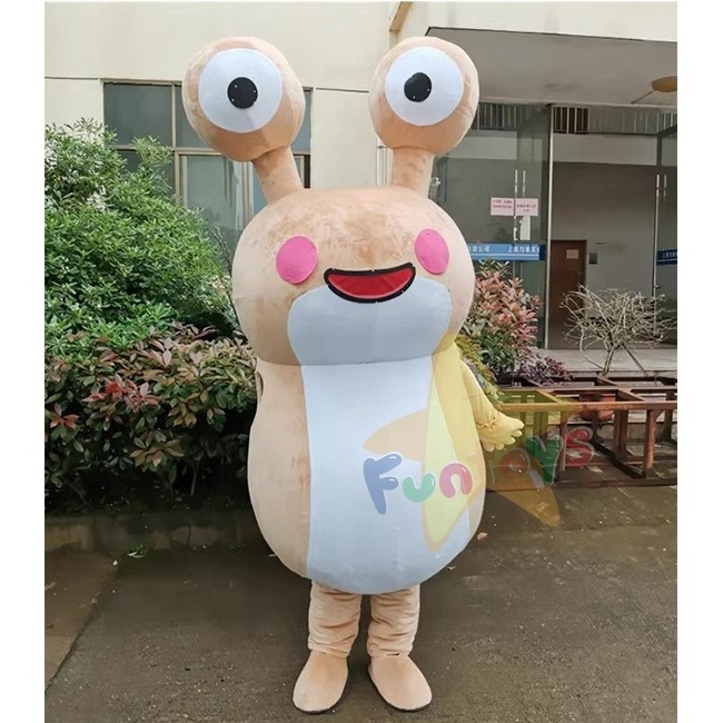 Funtoys Professional production custom cartoon Snail mascot costume cute animal mascot costumes for large event party