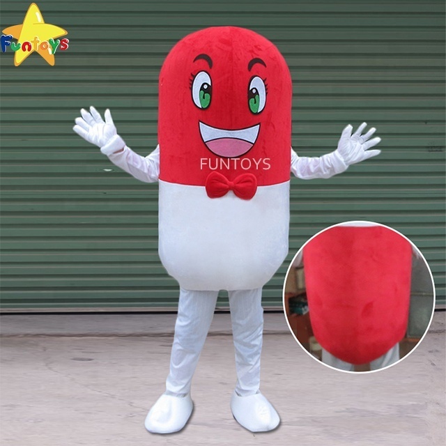 Funtoys Pills Mascot Costume Halloween Christmas Birthday Celebration Carnival Dress For Adult