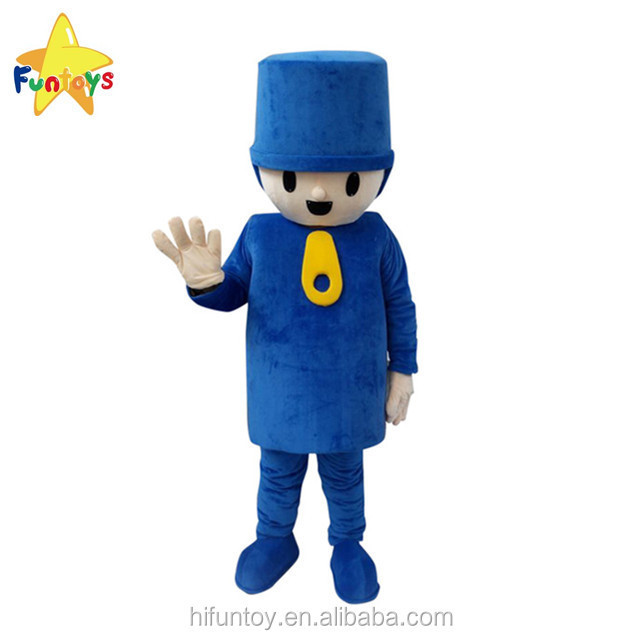 Funtoys CE Custom Made Plush Pocoyo Cartoon Mascot Costume