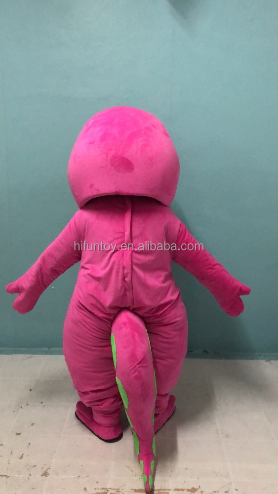 Funtoys barney mascot costume rental for adults