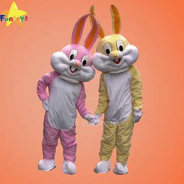 Funtoys Wholesale new popular funny Easter rabbit bugs bunny mascot animal cosplay costumes for adult