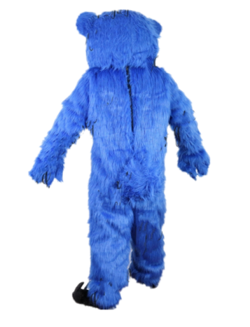 Funtoys Plush Blue Bear Mascot Costume for Halloween Party Christmas for Adult Cartoon Animal Cosplay