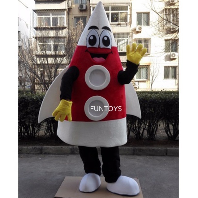 Funtoys Rocket Mascot Costume Custom Fancy Costume Anime Cosplay Mascotte Theme Fancy Dress Carnival