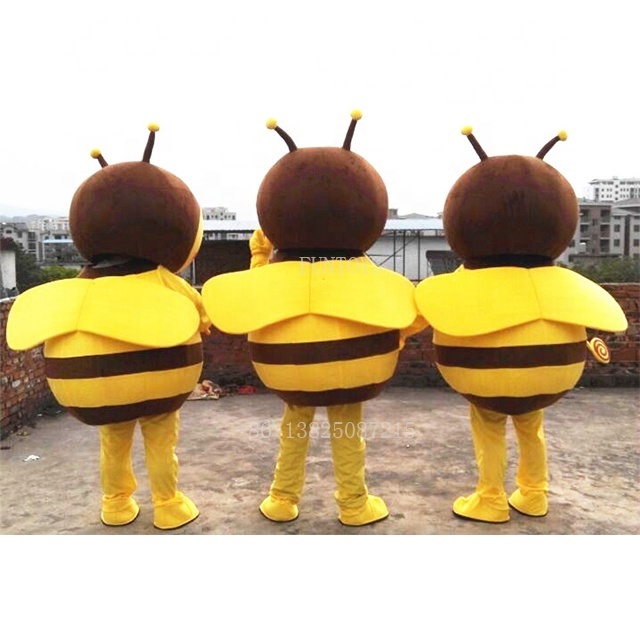 Funtoys plush honey bee cosplay mascot costumes for adults