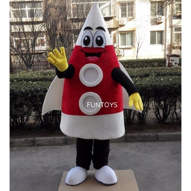 Funtoys Rocket Mascot Costume Custom Fancy Costume Anime Cosplay Mascotte Theme Fancy Dress Carnival