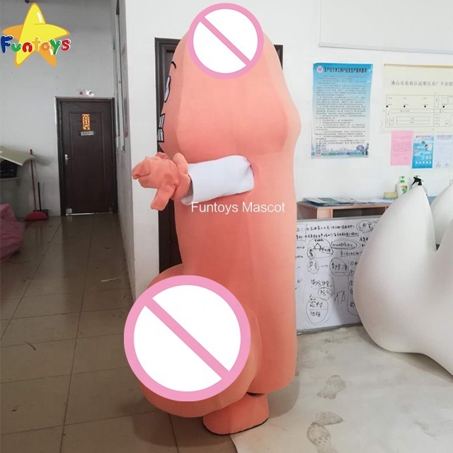 Funtoys plush adult penis mascot costume for sale