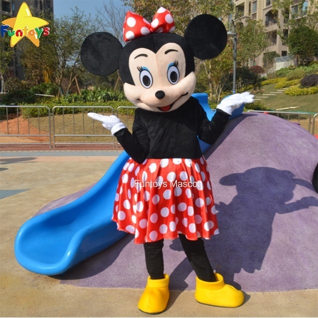 Funtoys Mickey And Minnie Mascot Costume Mouse Fancy Cartoon Cosplay Party Christmas Dress For Adult