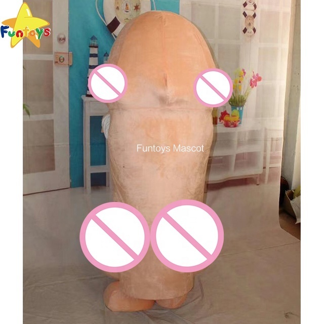 Funtoys CE Adult Penis Mascot Costume Character Costumes for Halloween party