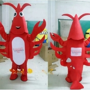 Funtoys Ocean Shrimp Mascot Costume for Adult Cartoon Animal Cosplay for Halloween Christmas Party Event