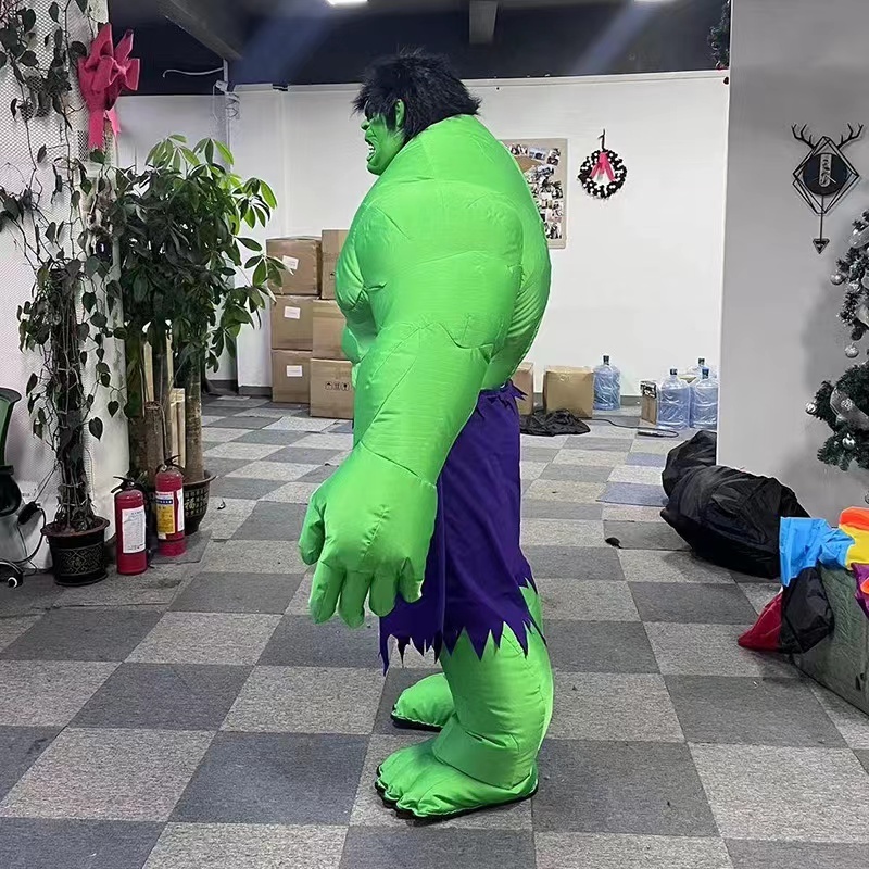 Funtoys Inflatable Hulk Cartoon Custom Cosplay Mascot Costumes For Adult Christmas Halloween Outfit Fancy Dress Suit MOQ 1 PIECE