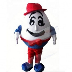 Funtoys Humpty Dumpty Egg Mascot Costume for Adult Cartoon Cosplay for Stage Performance Prop Advertising